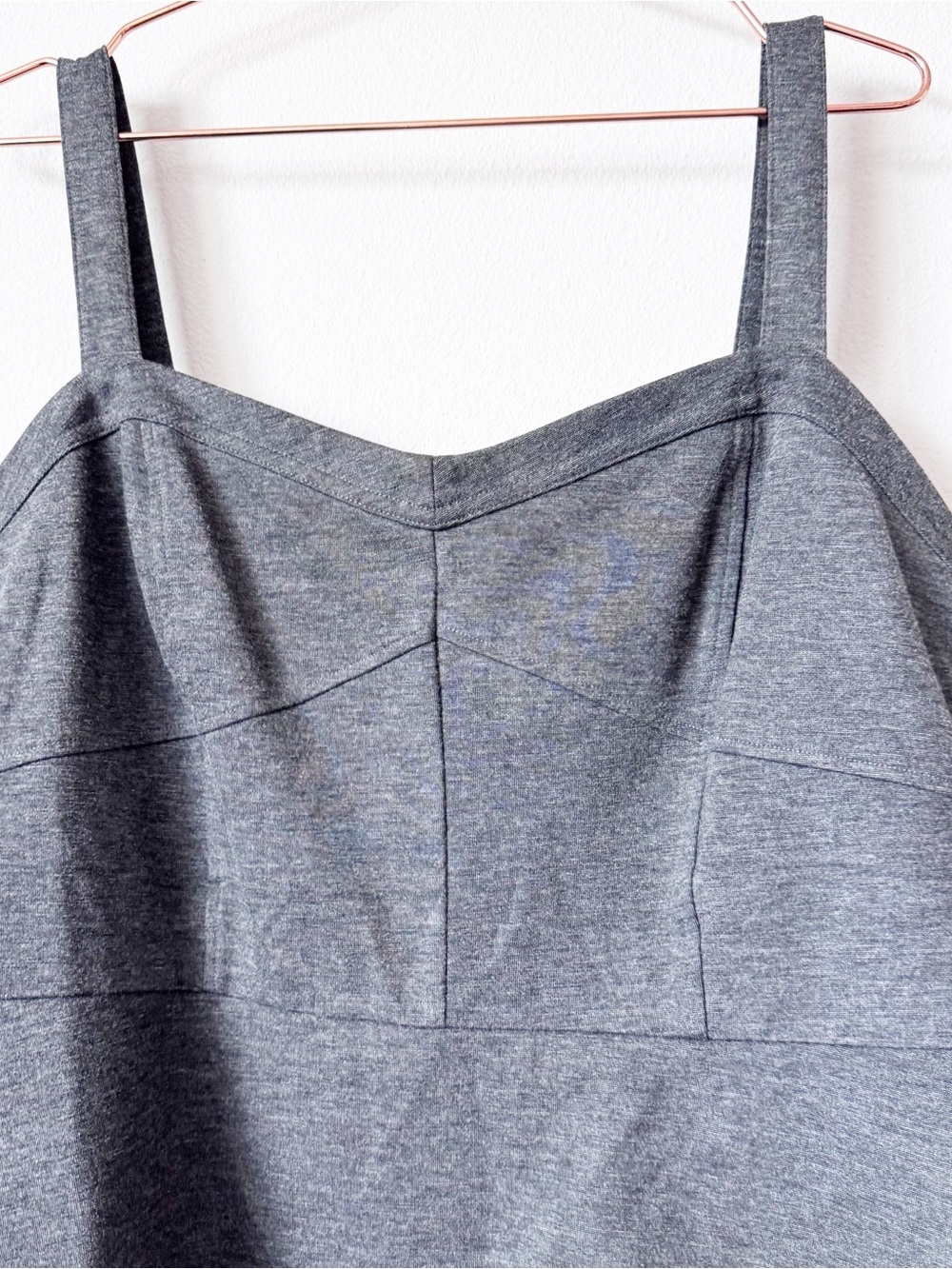 CAbi Charcoal Gray Over the Moon Sweetheart Tank Top - Picture 3 of 10